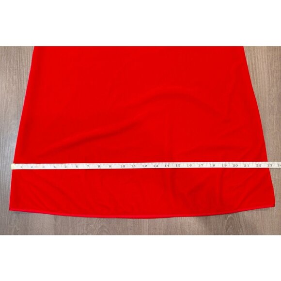 Vintage California Miss Velvet Mini Slip Dress Red Medium Spaghetti Strap - Picture 9 of 10